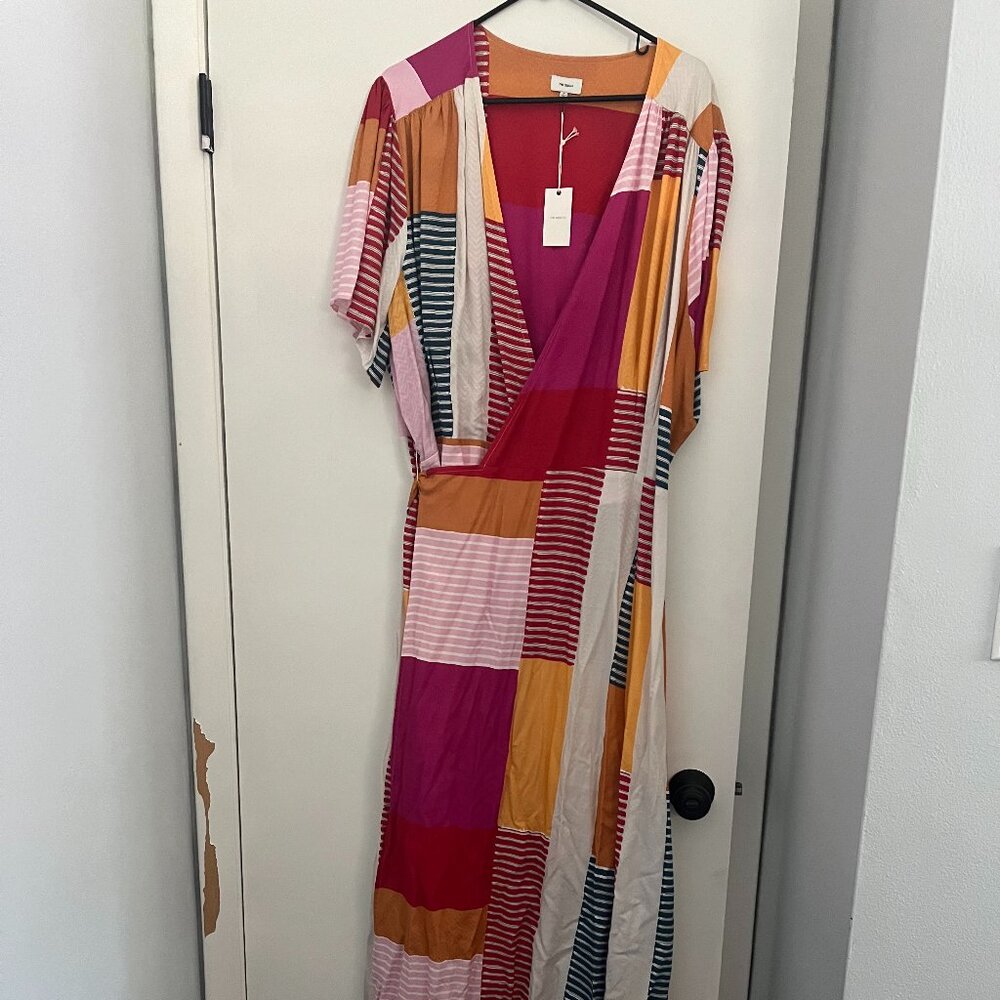 Never worn Wrap Floor Length Dress